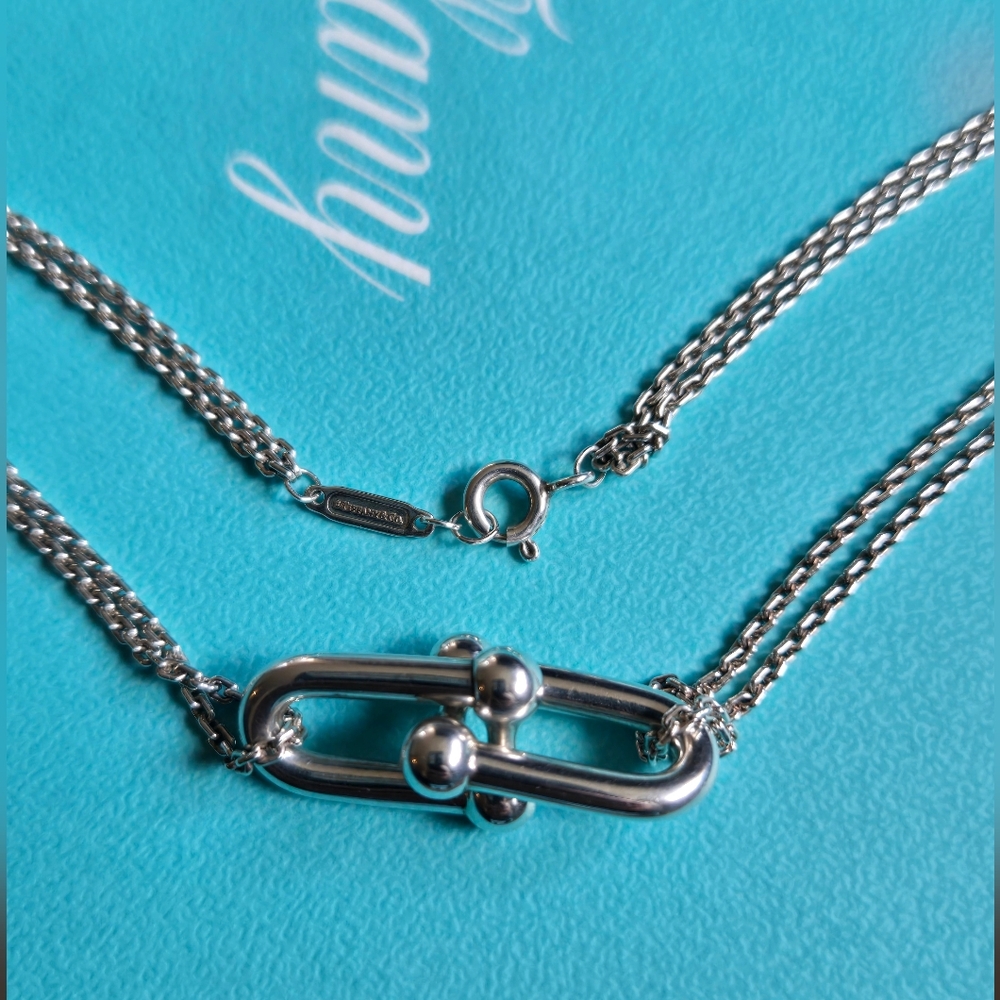 Tiffany & Co Double Link Pendant